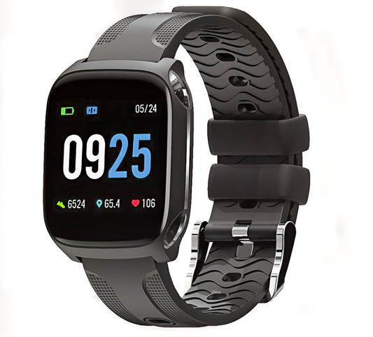 TF9 Smart Watch Fitness Tracker Multi Sports Band - Black