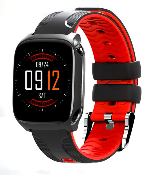 TF9 Smart Watch Fitness Tracker Multi Sports Band - Red